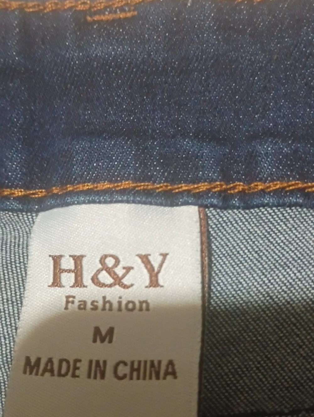 H And Y Denim Short Shorts M